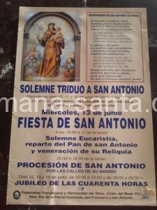 TRIDUO Y PROCESIÓN DE SAN ANTONIO.